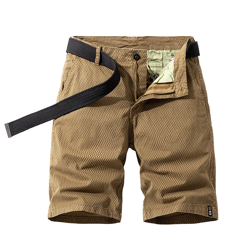 Loose Fashionable Fifth Pants Men's Summer New Cargo Shorts Casual Versatile Youth Straight Cotton Beach Pants