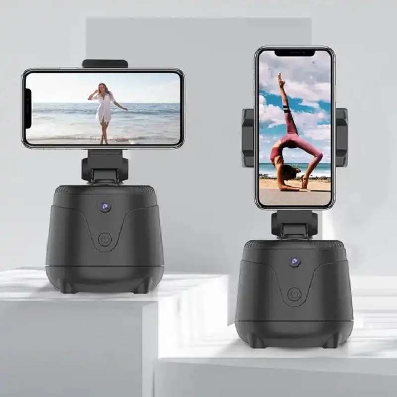 Face Recognition Tracking e Follow up Bracket 360 Graus Estabilizador Rotativo Desktop Shake Live Shooting ai