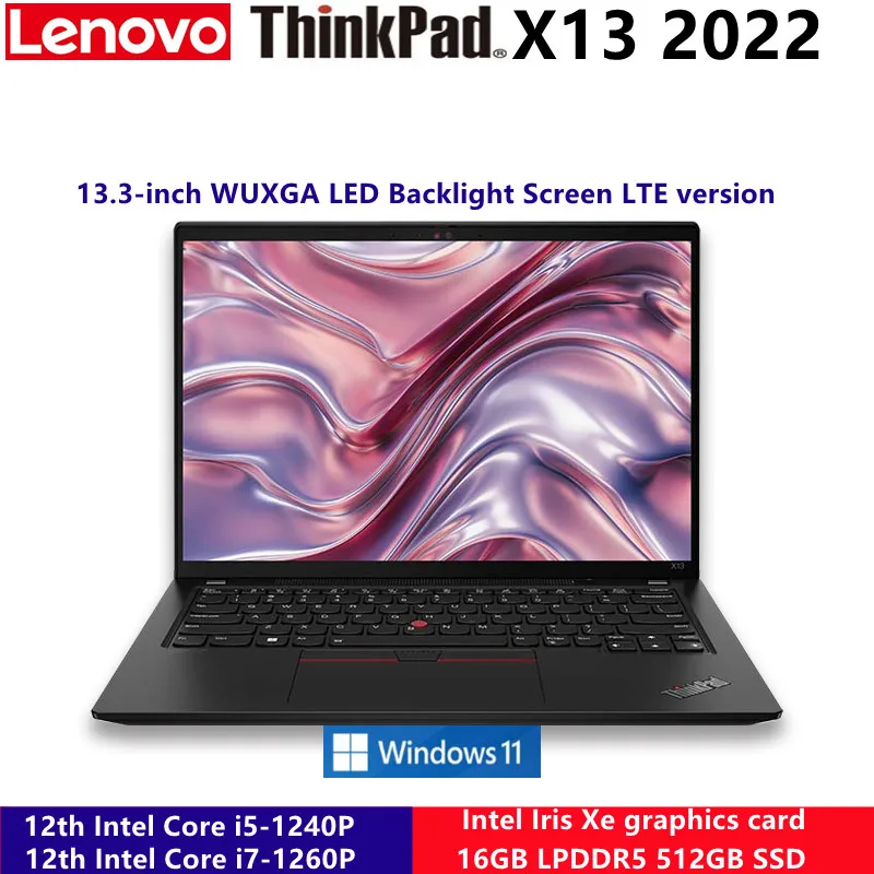 ThinkPad X13 Gen3 i5-1240P 16gb カーボン US New Lenovo Thinkpad