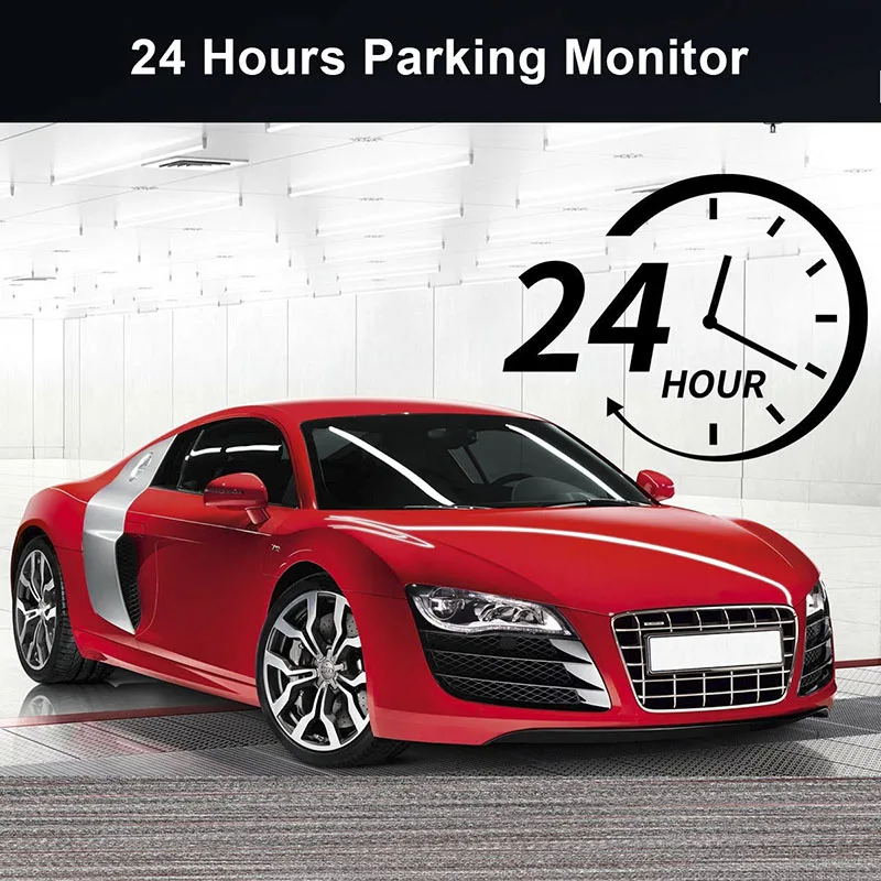 Mini USB Type-C Dash Cam Hardwire Kit with Display and Low Voltage Protection – 24-Hour Parking Monitor Cable