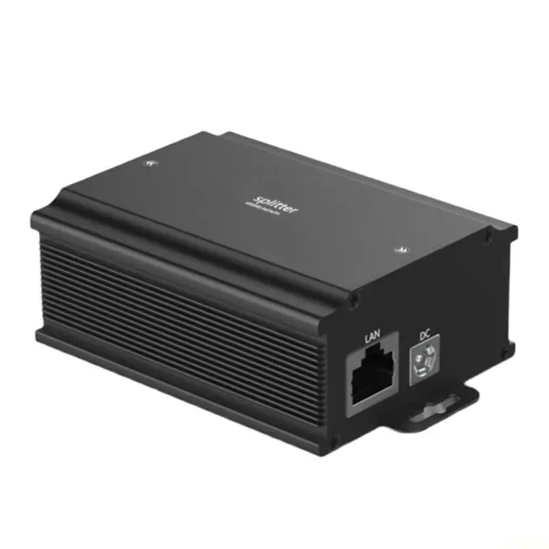 B03F 기가비트 이더넷 POE 분배기 DC48V 12V 6A 전원 공급 장치 금속 하우징