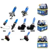 plastic box packaging 1 pair car halogen bulbs H1 H4 H7 H11 100W high and low light 9005 9006 9012 H3 H8 fog light 12V55W 6000K 1