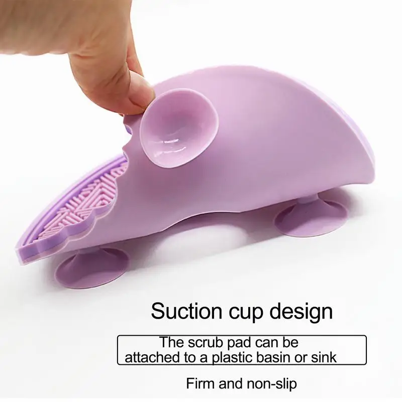 

Коврик для мытья кистей для макияжа, силиконовый скребок, чистящие накладки с присоской, коврик для очистки, товары для дома