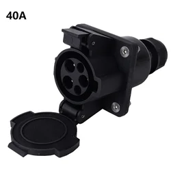 Universal Electric Vehicle Charger Adapter - SAE J1772 Type 1 Connector, US Standard, 16A - 40A (40A)