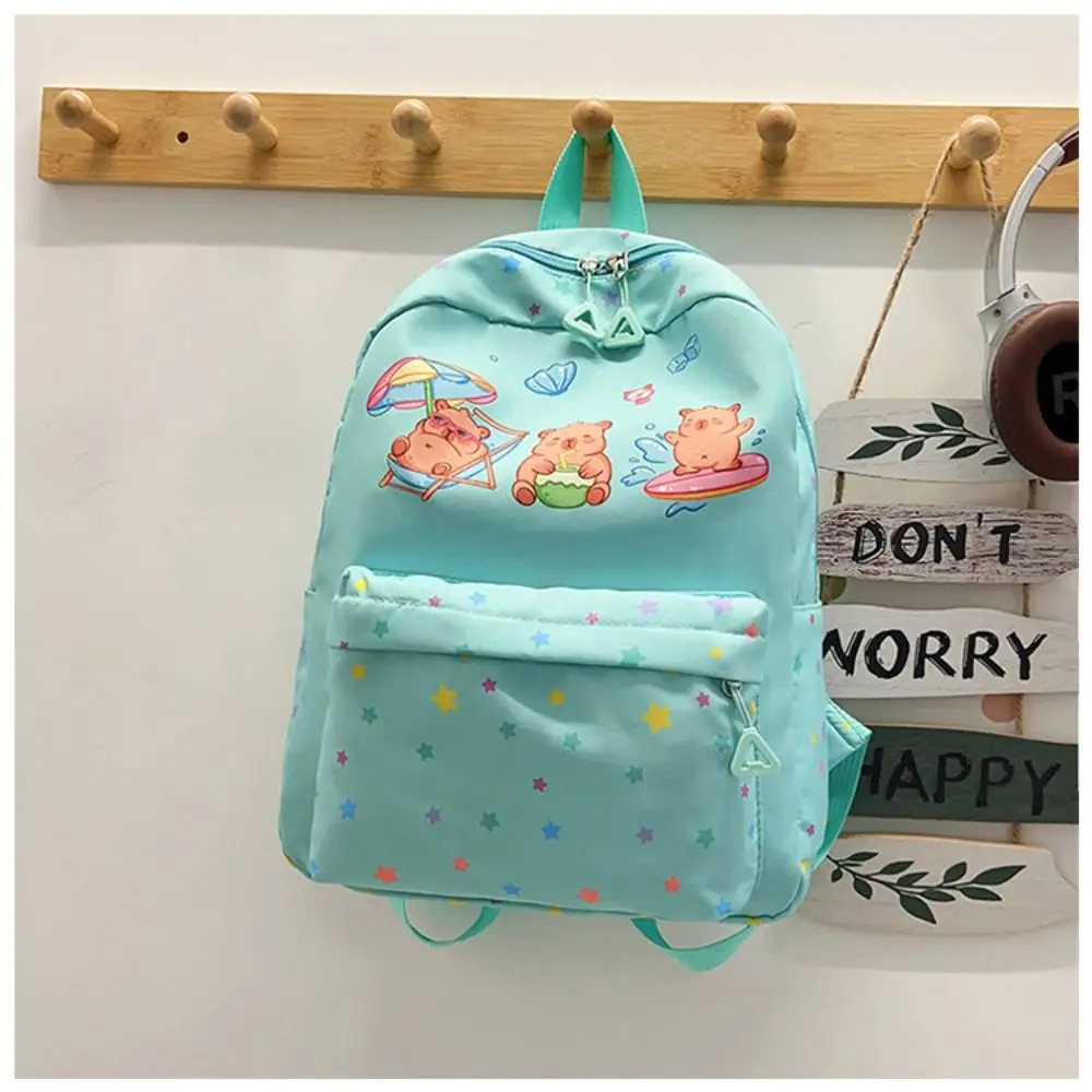 New Nylon Backpack Large Capacity Lightweight Shoulders Bag Alleviate Burden Waterproof Schoolbag Back To School 1