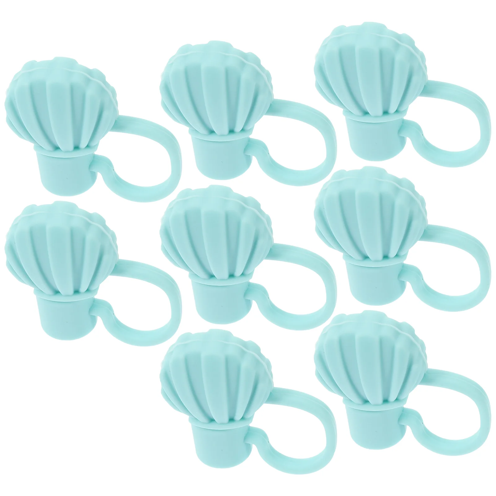 8pcs Silicone Covers Kawaii Dust Plugs Drinking Tips Protector Caps Safe Anti Deform Easy Use Party Baby Shower