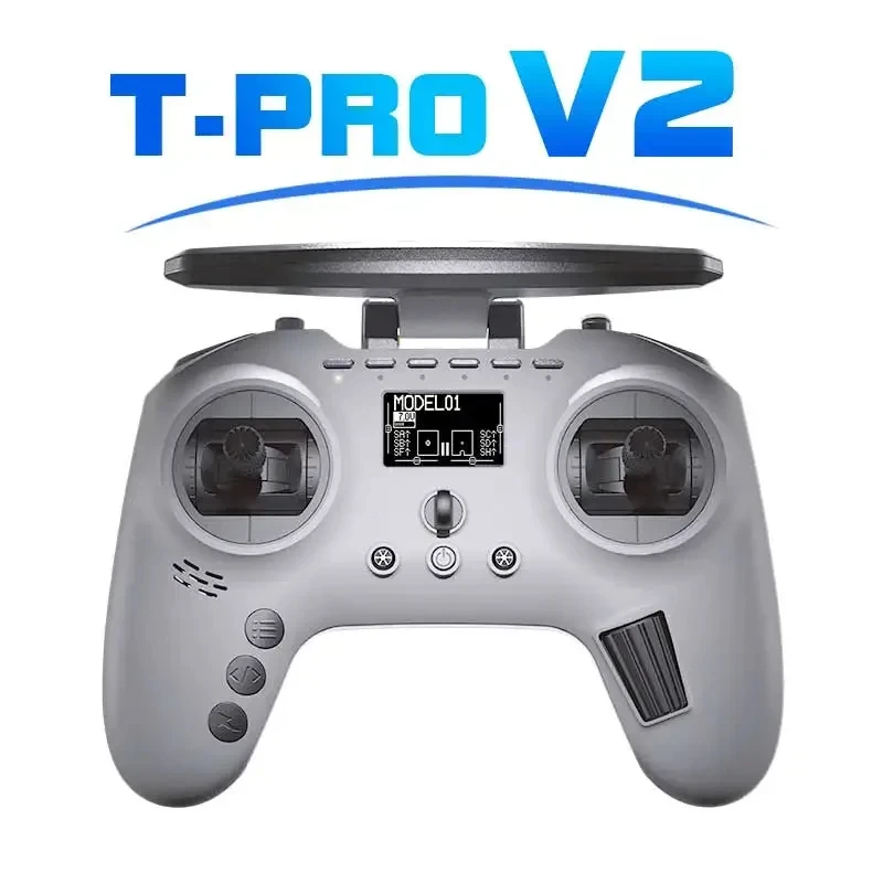 Détail des gimbals Hall de la radiocommande T-Pro V2 JP4IN1, offrant précision et durabilité pour simulateur RC