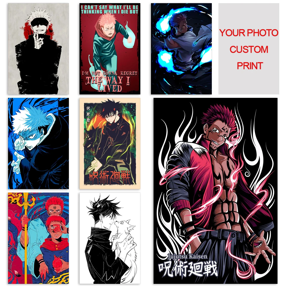 

Fushiguro Megumi Canvas Wall Art HD Prints Jujutsu Kaisen Poster Itadori Yuji Home Decor Painting For Bedroom Modular Pictures
