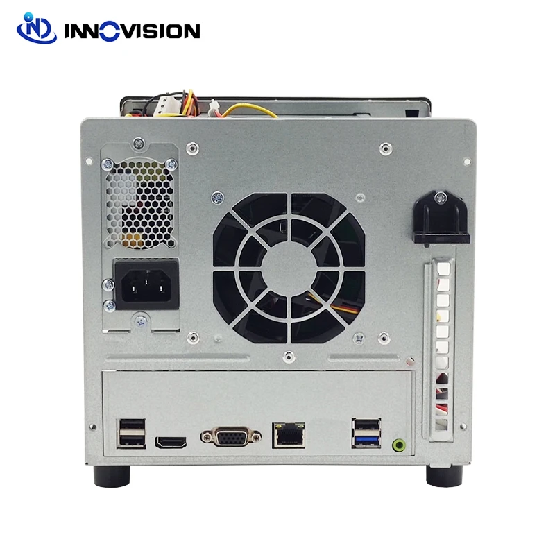 보안 잠금 NAS 4베이 데스크탑 클라우드 스토리지 서버 베어본 NAS04A J1900 nas IPFS 서버