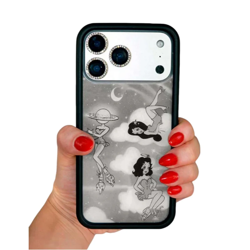 Wildflower ins Rachel Sennott Phone Case for iPhone 17 16 15 14 13 12 Pro Max Plus WF Fashion Girl Moon shockproof Back Cover 2