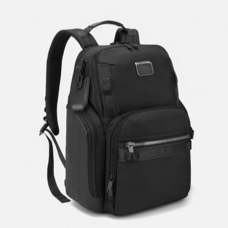 Travel Laptop Backpack for Men, Ballistic Nylon Large Capacity Casual Daypack, Work Commuter Durable Backpack 232789