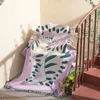 Textile City Ins Pink Girl Cat Pattern Throw Blanket Home Decorate Tapestry Sofa Cover Outdoor Camping Picnic Mat 130x160cm 3
