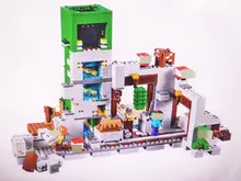  Free shipping  830+pcs Compatible My World The Creeper Mine Building Block Bricks Toy 