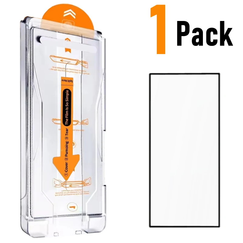 Premium Oleophobic Coating Tempered Glass Screen Protector - Easy Installation, Dust-Free, 1/4PCS Pack