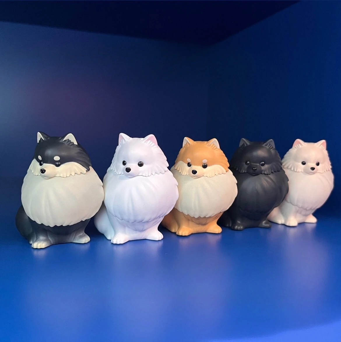 ポメラニアンと思われる犬の置物 KATO KOGEI JAPAN フィギュア 【公式
