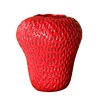 Cartoon Strawberry Vase Flowerpot Home Decoration Accessories Ceramic Vase Children's Room Artifact Floral Accessories Fruit Pot 6