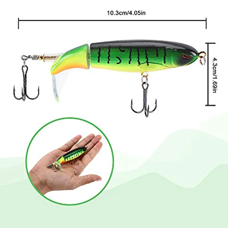 1pc/5pcs Fishing Gifts for Anglers Fishing Lure Set Bass with Topwater  Floating Rotating Tail Artificial Hard Bait Fishing Lures - AliExpress