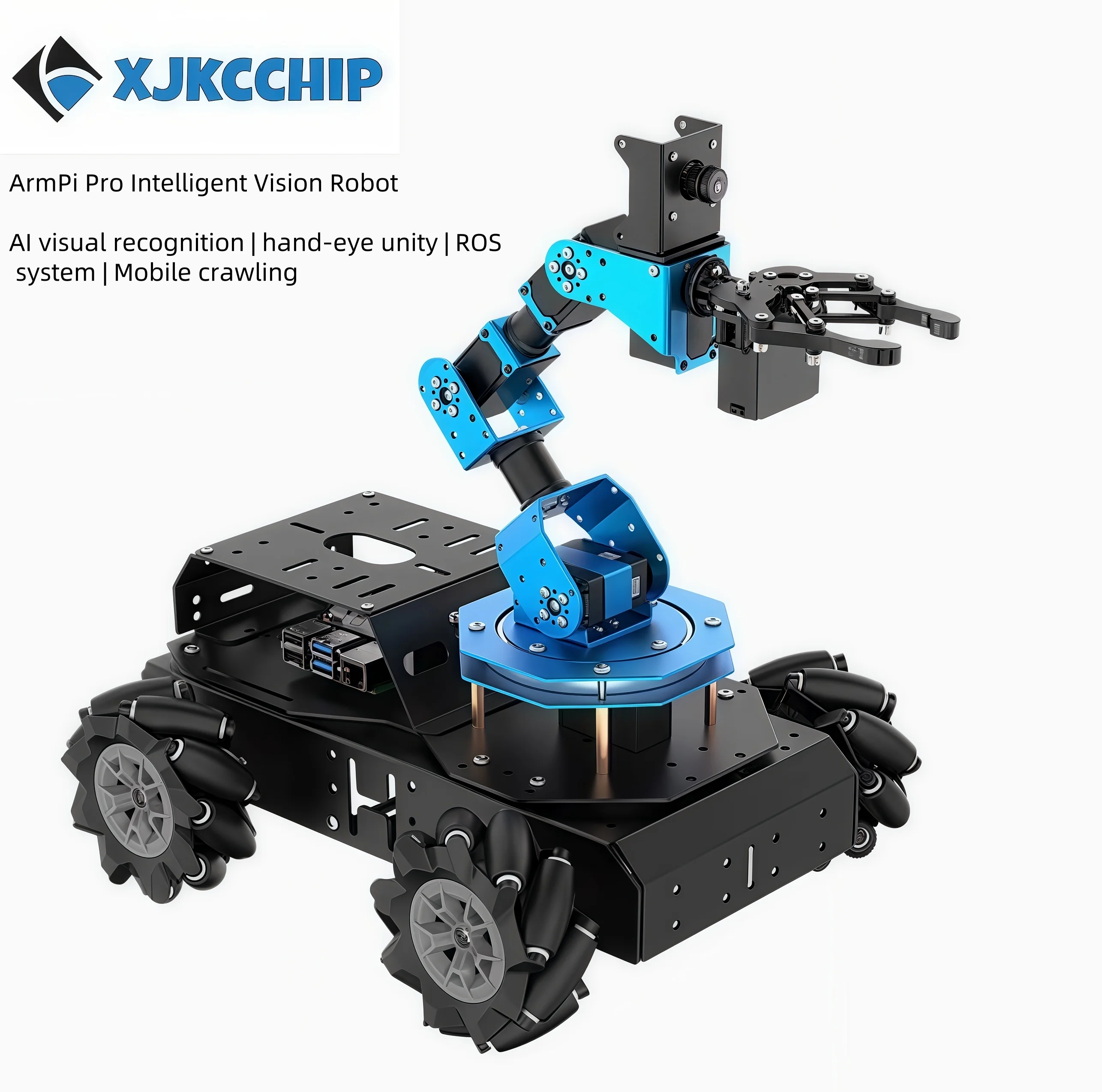 Raspberry Pi 5/4B robotic arm ArmPiPro Mailun Python programming ROS ...