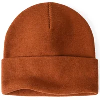 Unisex Basic Foldable Cuff Knit Beanie - Classic Winter Hat for Men & Women, Warm Ribbed Cap for Fall & Winter 6