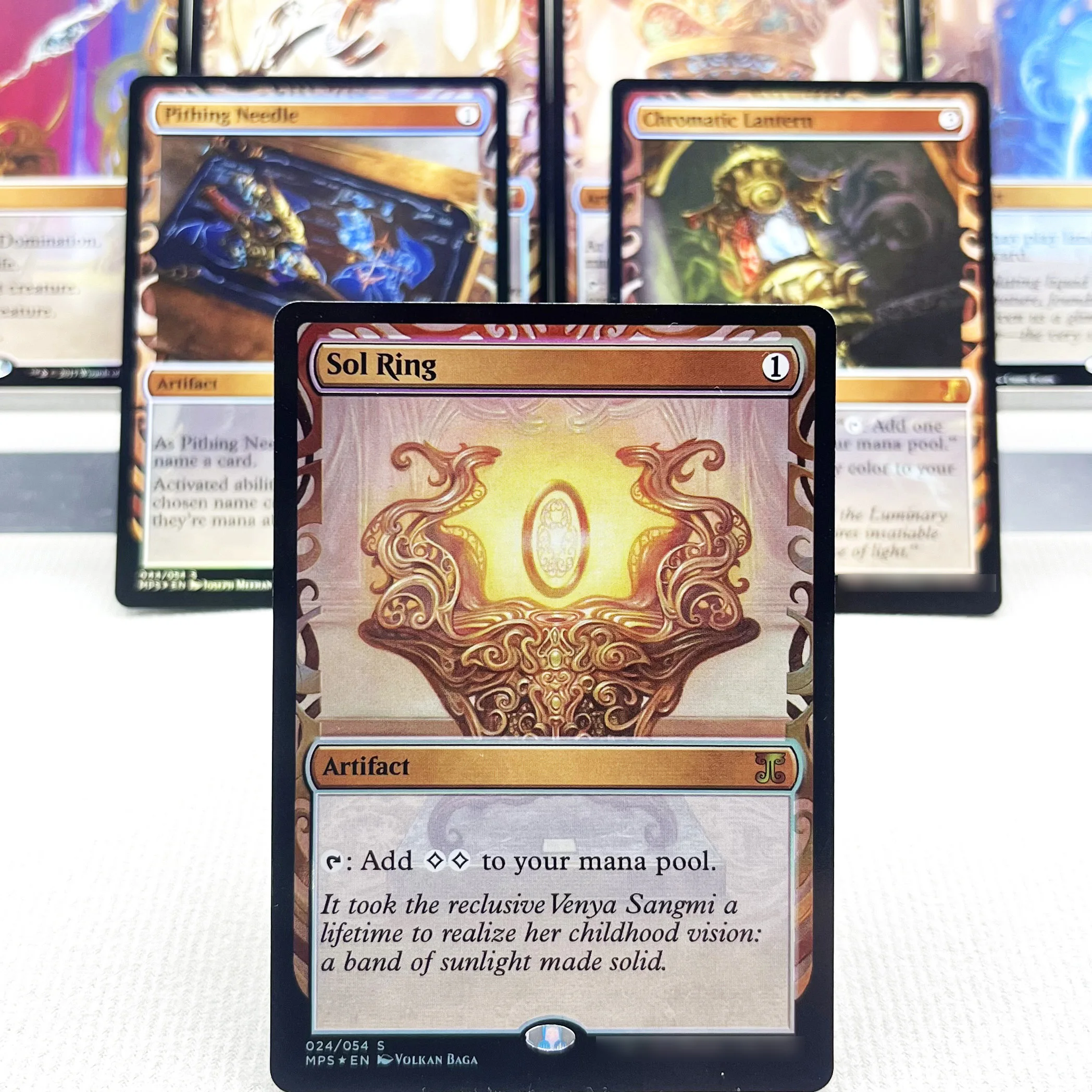 

Фольга MPS TCG прокси-карты для домашней игры волшебные карты Sol Ring Mana Crypt Lotus Petal прокрутка стойка статическая Волшебная сборка орнитоптера