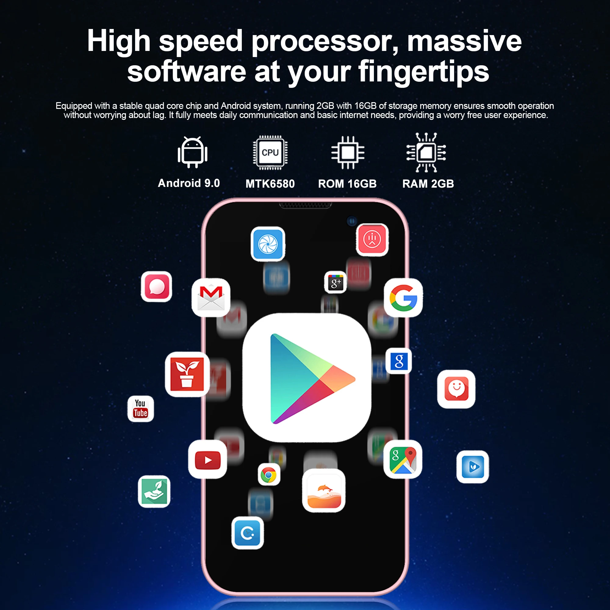 SERVO 17SE MINI Small Smart Mobile Phone 2 SIM 3G WCDMA Andriod Google Play ROM 16GB WiFi Hotspot Face Unlock Pocket Smartphones