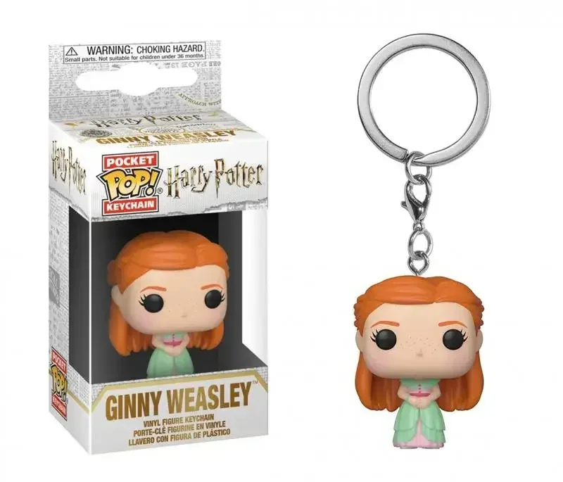 thumbnail image 1 of Llavero Funko POP de Hermione Granger, Dobby, Dumbledore, Malfoy, Ginny, Ron, Hedwig, Snape, Voldemort, Luna, llavero de bolsillo, 1 of 5