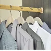 200-1000mm Custom Wardrobe Cabinet Clothes Organizer Rack Rail Thickened Closet Cabinet Horizontal Rod Through Rod Drying Pole 4
