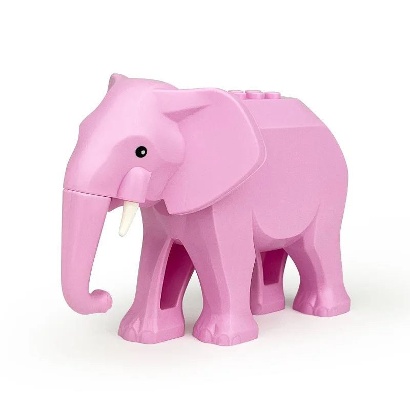 Safari Animal Building Block Figures - Educational Mini Toys & Gifts