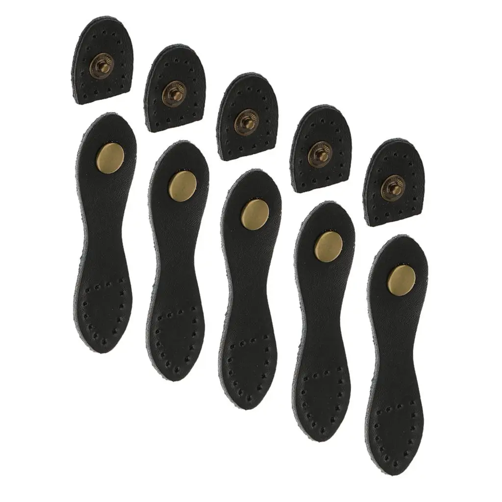 Unisex Fashion Leather Toggle Decor Button Coat Jacket Duffle Metal Snap Fasteners DIY Sewing Accessories snap fastener kit