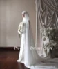 Prowow Modest Muslim Wedding Dresses Full Sleeves Floor Length A LIne Bridal Gowns Pleats Zip Back 2025 Arabic Women Customized 3