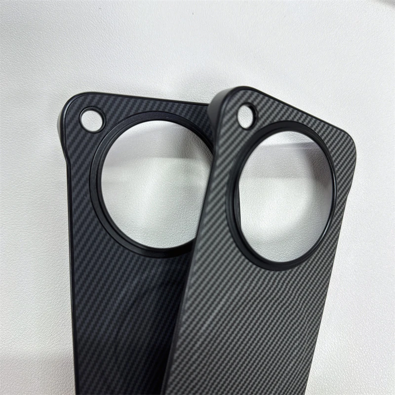 Ultradünne Kohlefaser-Textur-Magnethülle für Magsafe Oppo Find X8 X6 Pro X7 Ultra Hard PC Frameless Cover – Detail 9