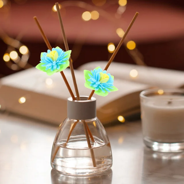 Aromaterápiás Virágok Íróasztali Diffúziós Iroda Mini Diffúzorok Háztartási Fürdőszobaolaj - Image 4