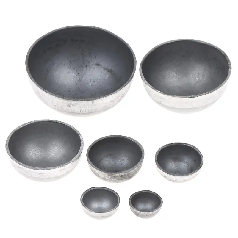속이 빈 철 돔 용접 장식품 2개 1.5MM 두께 17-60MM 반구형 수제 철 예술 선물 제작용