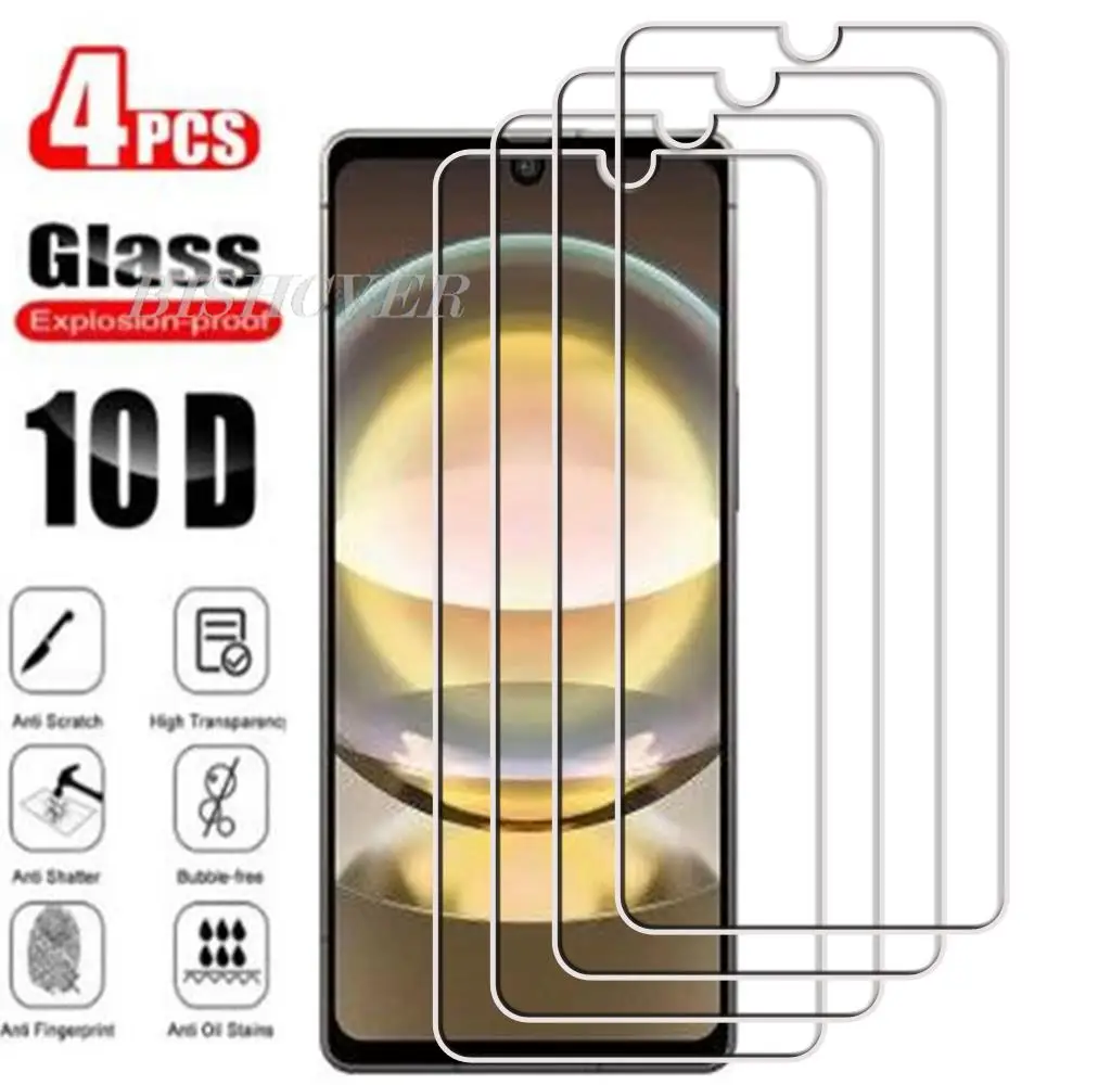 

4 шт. закаленное стекло для Sharp Aquos R8s 6,39 "2023 Sharp Sense R8 R8S, защита экрана, защитная стеклянная пленка