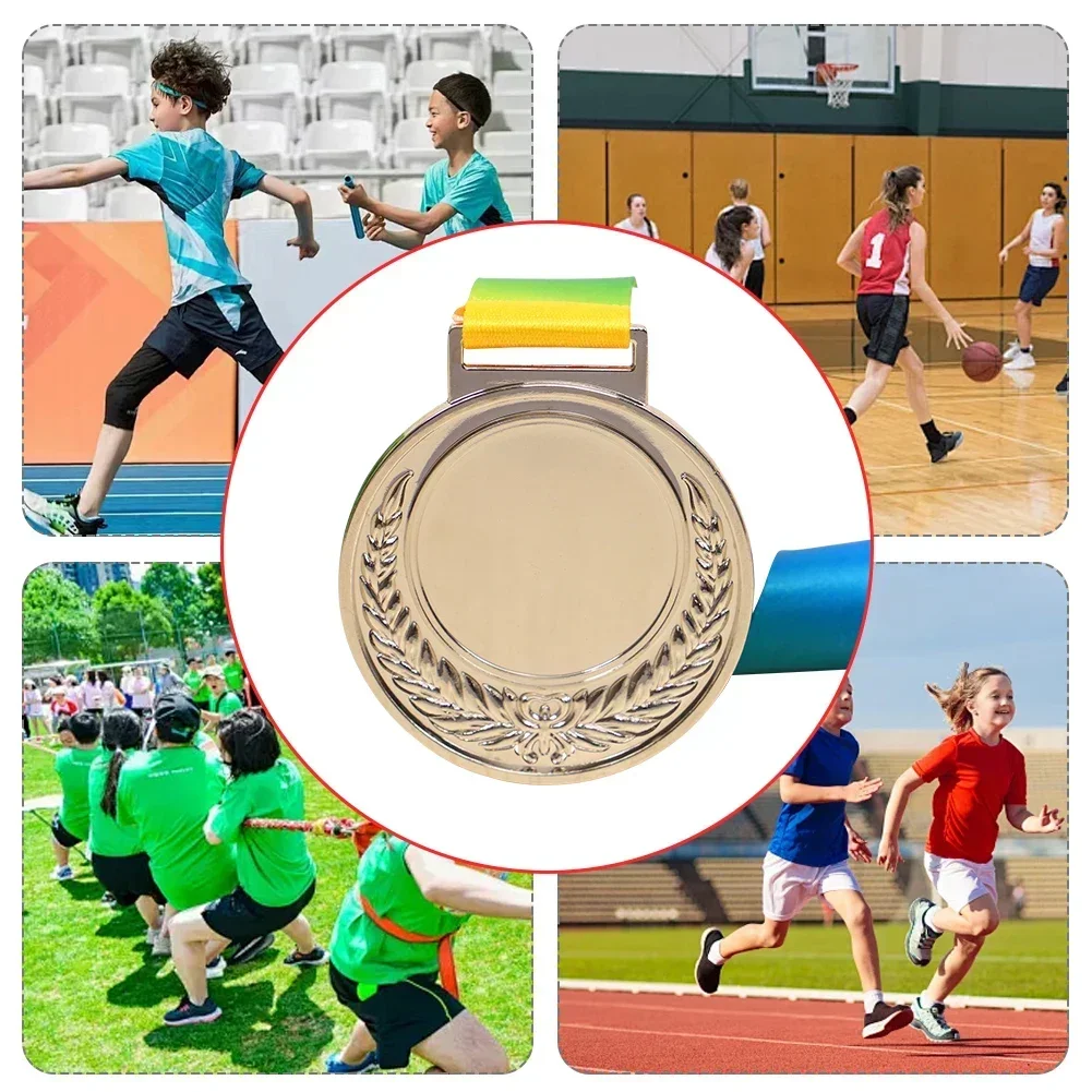 Description Picture 6 of item6.5cm Metal Medals Award Sports Class Rewards Free Customized Printed or Engraved LOGO Medal Award For Competitions Souvenir