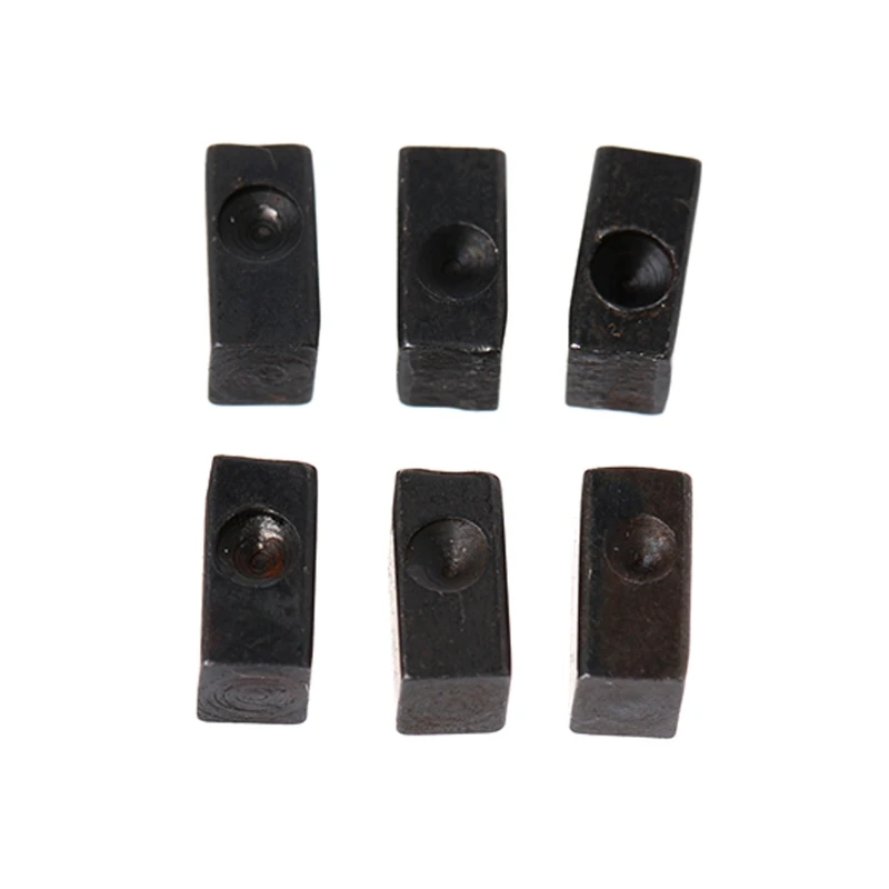 

25UC 6 Pcs Electric Guitar Tremolo Bridge Saddle Clamp Locking String Insert Block