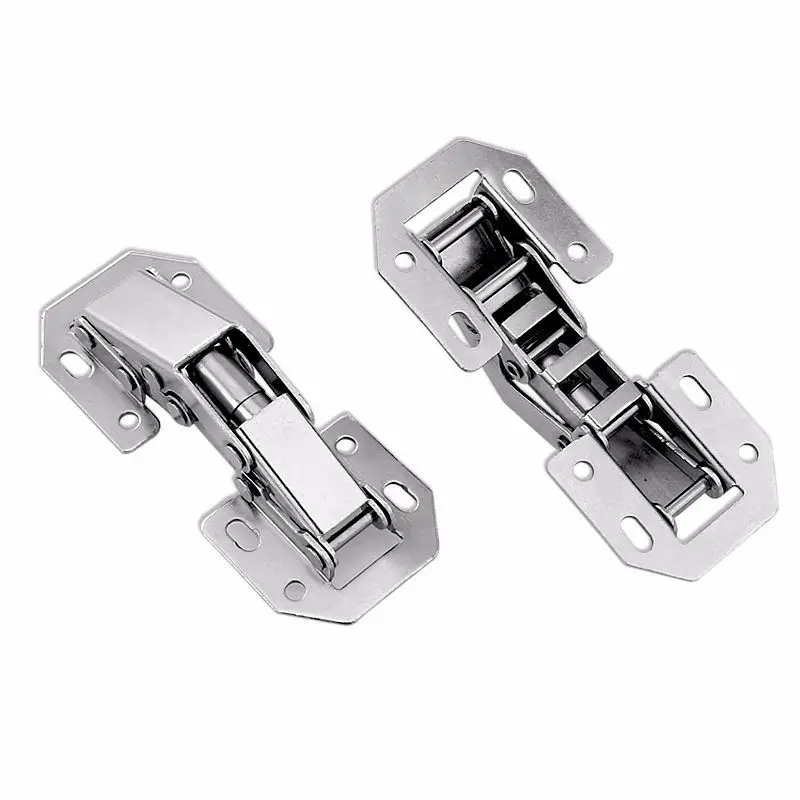 Cabinet Hinges Furniture Hinge Cabinet Door Hinges 1/3/5pcs 90 Degree No-Drilling Hole