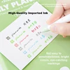 Planwith Multi Color Pen in One Barrel, 0.5mm Retractable Multipurpose Stationery, Students Doctors Nurse Premium Writing Tools 3