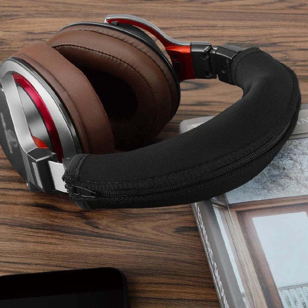 For Audio Technica ATH MSR7 M50X M40X M30 M20X Zipper Headphone Protector Sleeve Cushion Pad Headband