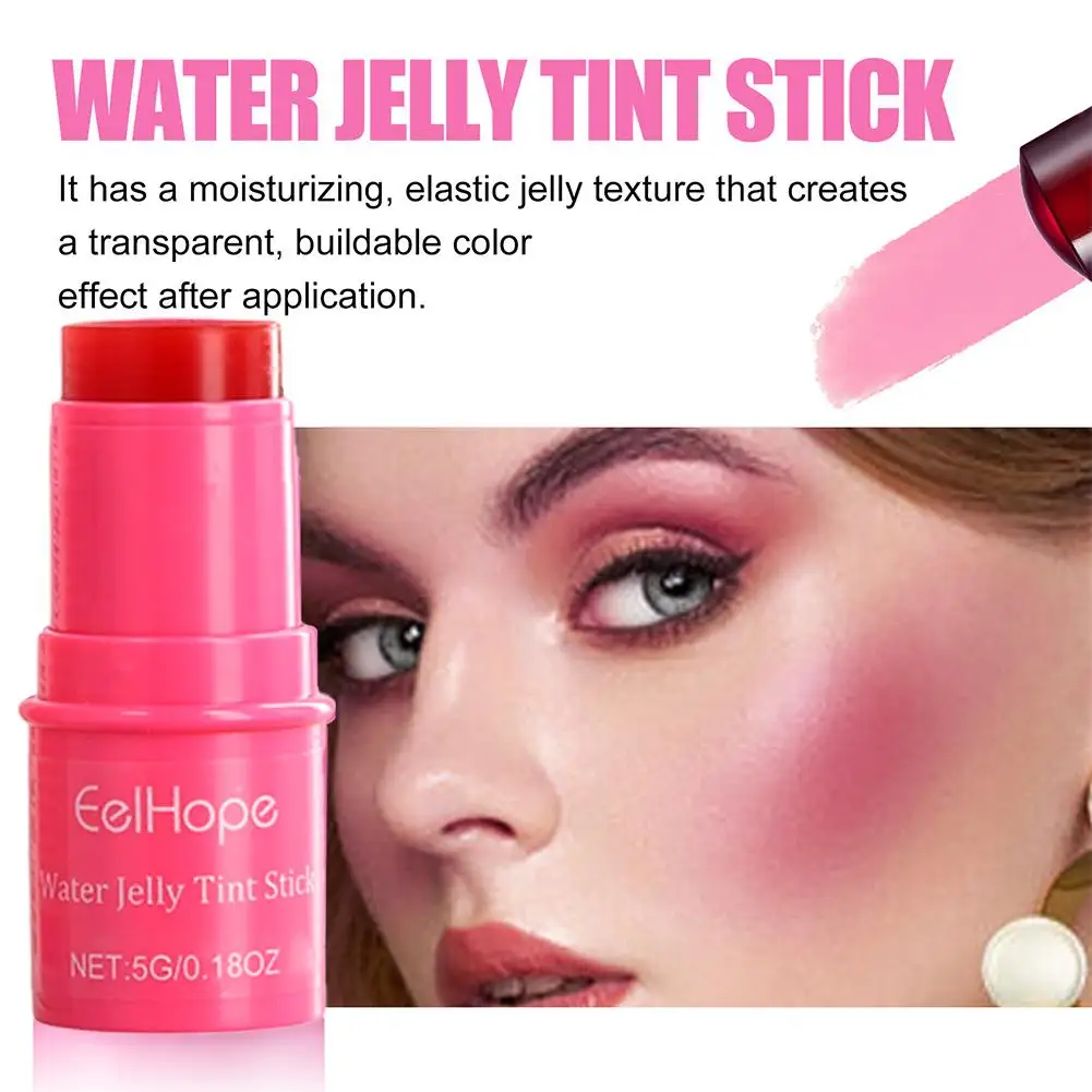 Tinted Lip Balm Moisturizing Lipstick Primer Easy To Carry Anti-cracking Colored Jelly Cheek Color Tint Makeup Lip Care Cosmetic