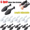 6-1pair Plastic Shoe Stretcher Length Adjustable Boots Holder Crease-resistant Durable Shoe Trees for Leather Shoes Sports Shoes 1