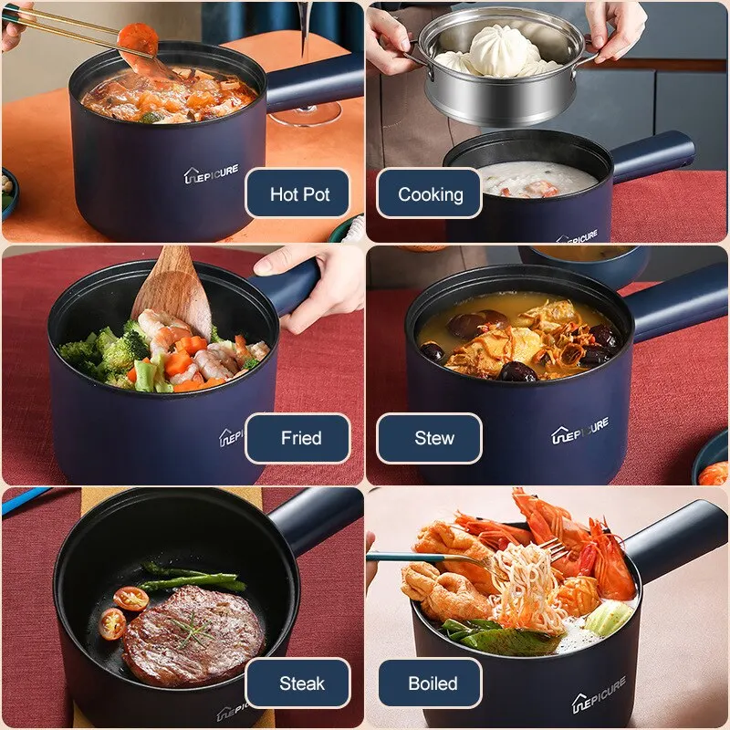 220V Multifunction Cooker Household Single/Double Layer Hot Pot Electric Rice Cooker Student Dormitory Mini Non-stick Pan Pots electric rice cooker electric cooker electric hot pot