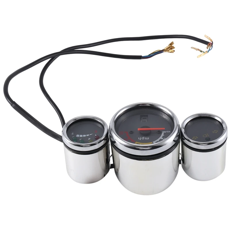 

1 Piece ATV Speedometer Stopwatch Gear Steering Signal Three Meters ABS Durable In Use For Longding Big Bull Big Dinosaur, Etc.