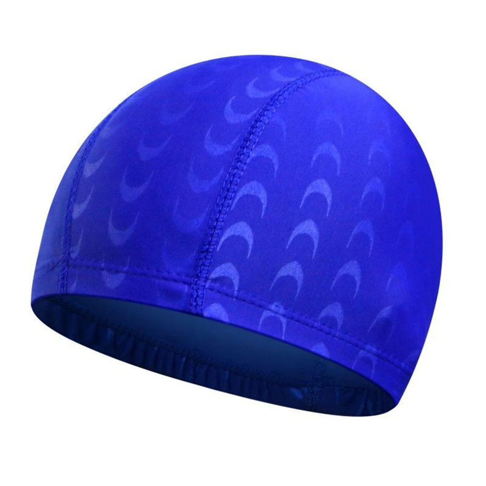

Brand New Swimming Hat Cap Portable Sport Accessories Unisex Waterproof 30g 40cm To 56cm Balck/Bule Head Cover