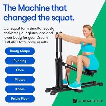 Squat Machine, Workout Equipment for Home Gym, Exercise Leg and Glutes, Low Impact Lower Body Fitness Workouts, Tr 2