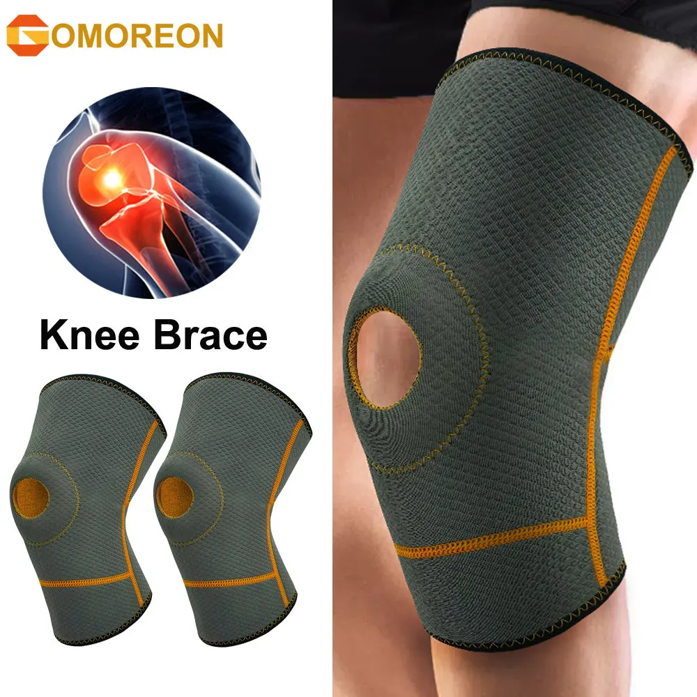 Knee Brace with Patella Gel Pad, Medical Grade Knee Compression