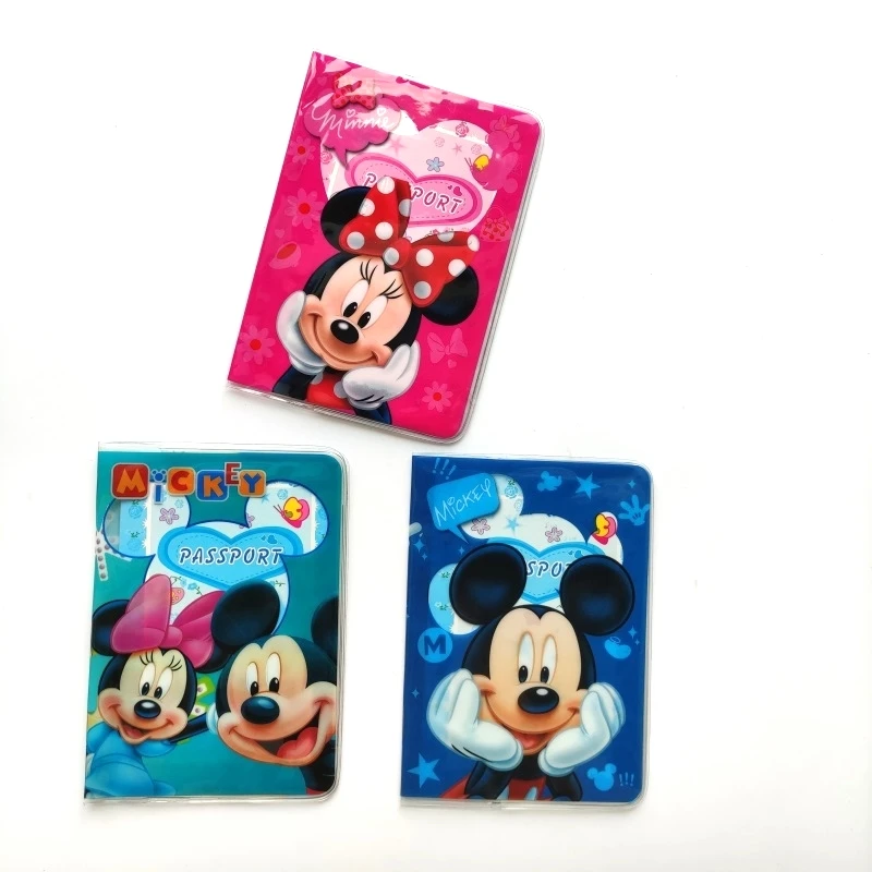Disney Women's Passport Cover Frozen Elsa Mickey Winnie Cartoon Print
