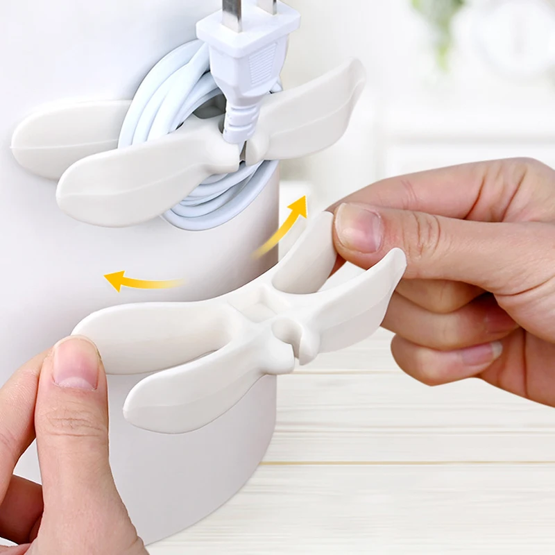 6 Avvolgicavo Per Elettrodomestici – Fermacavi Adesivi Per Macchina Caffè, Frullatore, Friggitrice – 2 Neri, 2 Grigi, 2 Bianchi