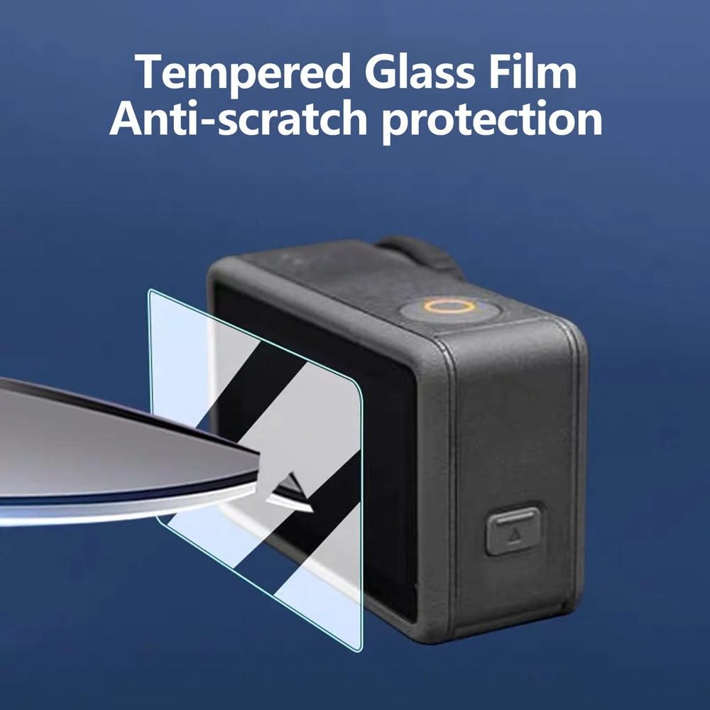 Action 5pro/4/3 HD Screen Protector Tempered Glass Lens Protective Film for DJI Osmo Action 5 Pro Action 4 3 Camera Accessories