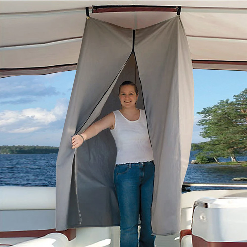 Privacy Curtain Boat Changing Room Portable Privacy Tent Shower Curtain Toilet Tent For Outdoor 182 x 76 x 68 CM